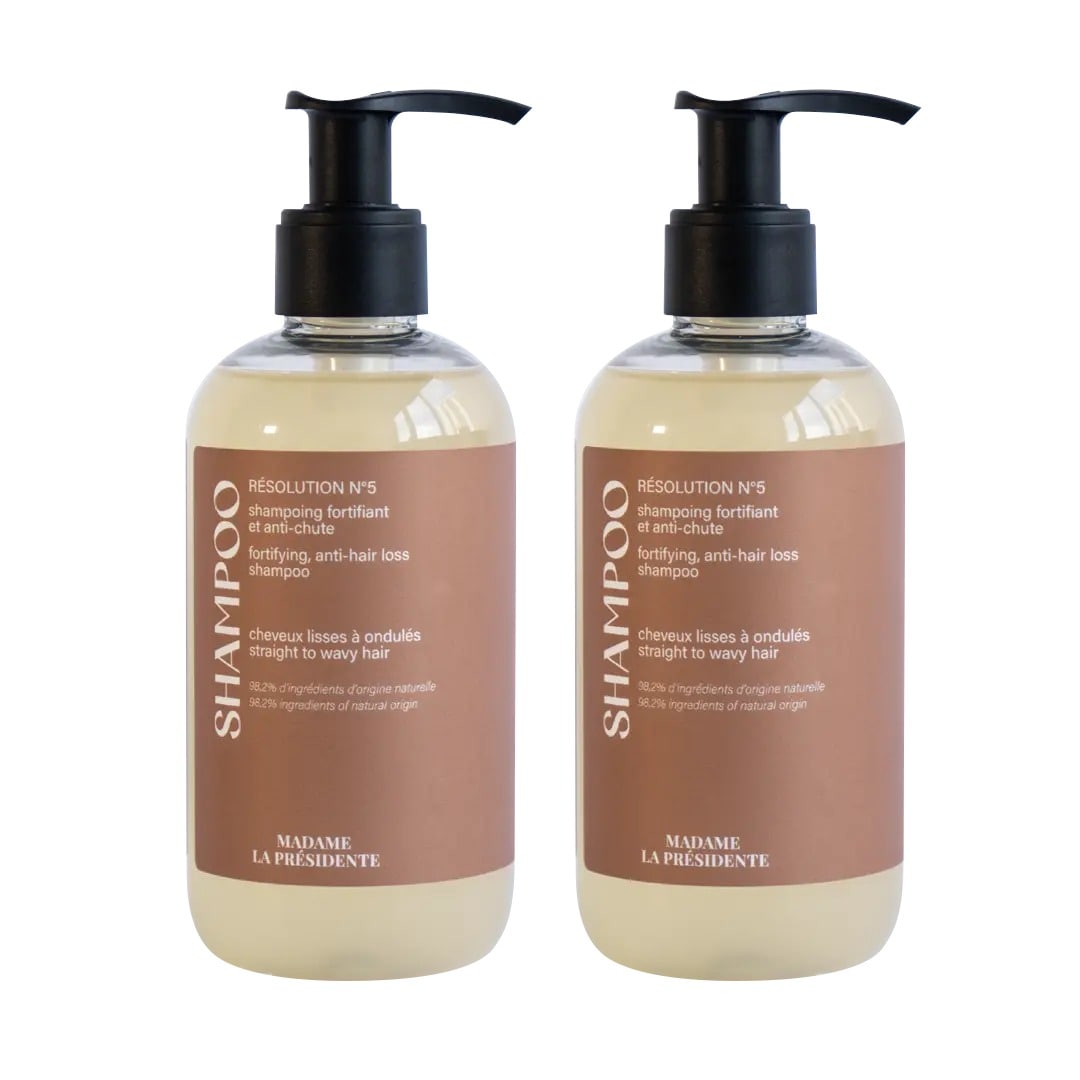 Anti-hair loss shampoo | Set 2 Resolution n°5 Straight to Wavy Hair