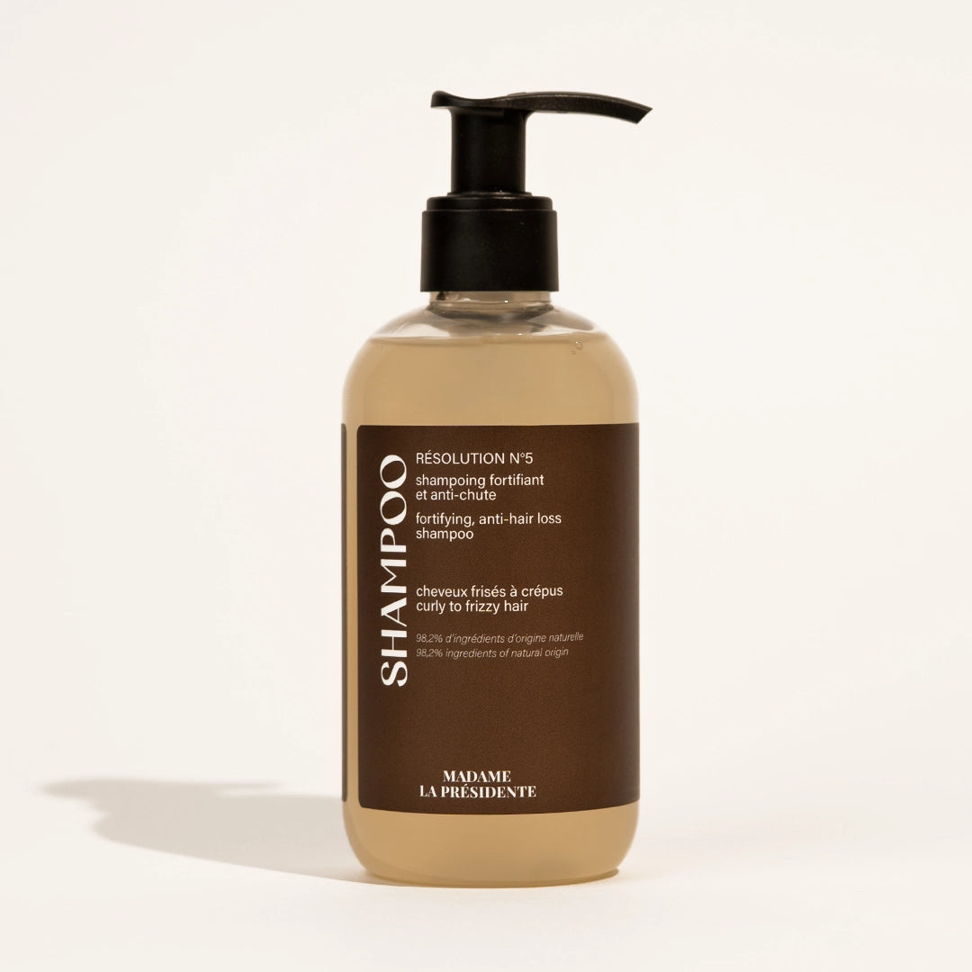 Anti-hair loss and fortifying shampoo Resolution n°5 - Curly to frizzy hair